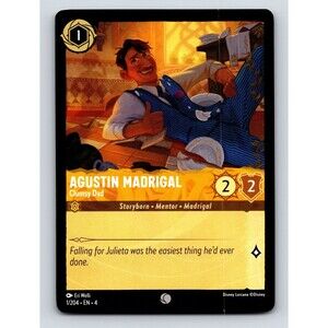 Basic Agustin Madrigal HP 2 Ability Clumsy Dad Rarity Orange Disney Lorcana